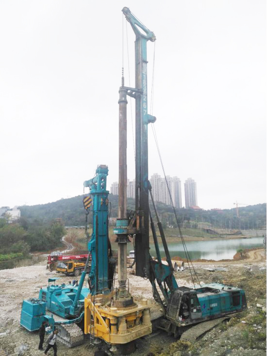 喜讯！3868la银河总站智能SWRC170自行式全回转全套管钻机获湖南省首台(套)沉大技术设备产品嘉奖！