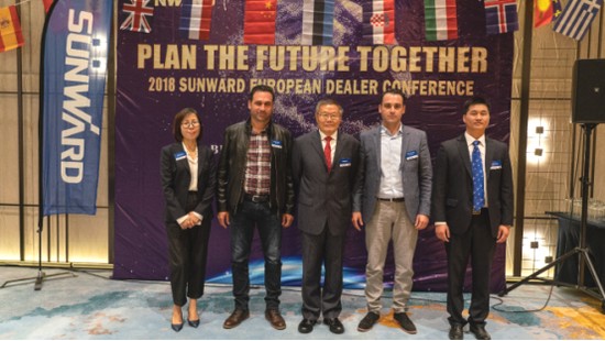 携手同谋将来， 3868la银河总站智能2018欧洲代理商大会隆沉召开