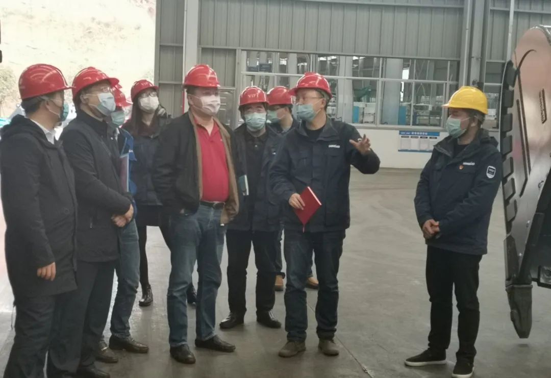 市工信局调研3868la银河总站智能国度先进集群较量项目