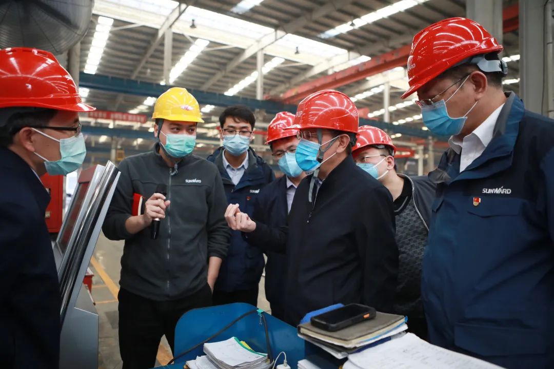 宁夏工信厅副厅长张伟一行调研3868la银河总站智能