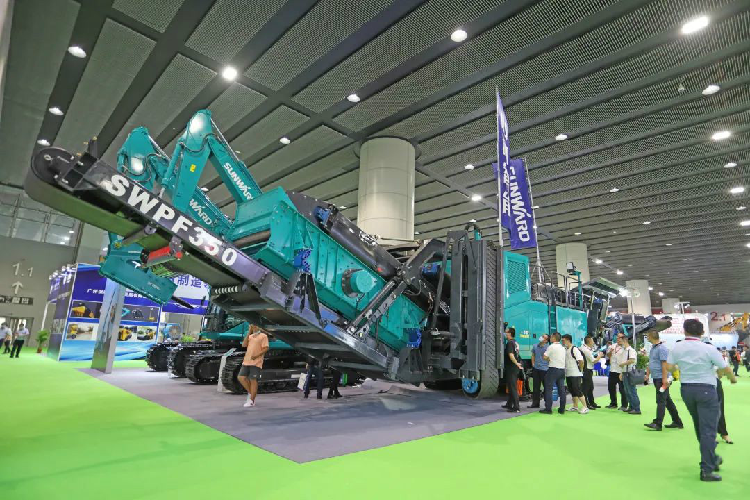 强化区位优势 进军砂石破碎领域 3868la银河总站智能广州砂石展美满收官