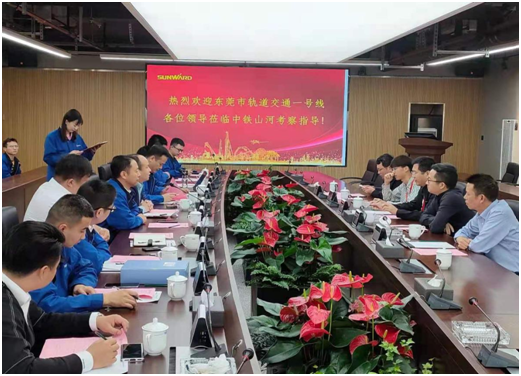 四台中铁3868la银河总站盾构机聚首东莞地铁一号线