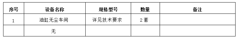 无尘车间招标布告