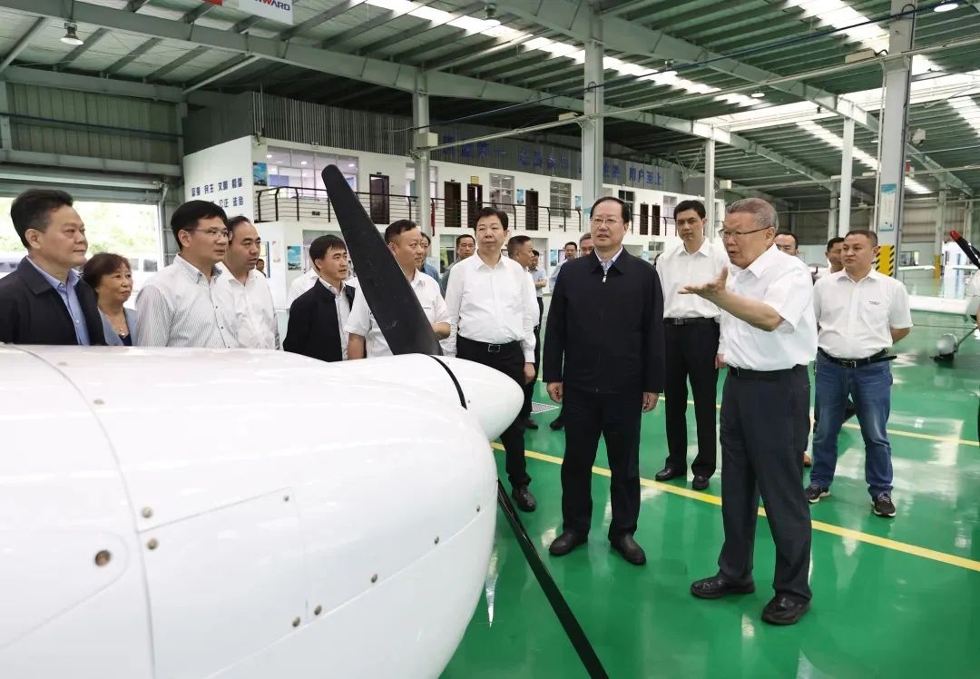 毛伟明调研3868la银河总站科技：打造全国一流的通用航空产业基地