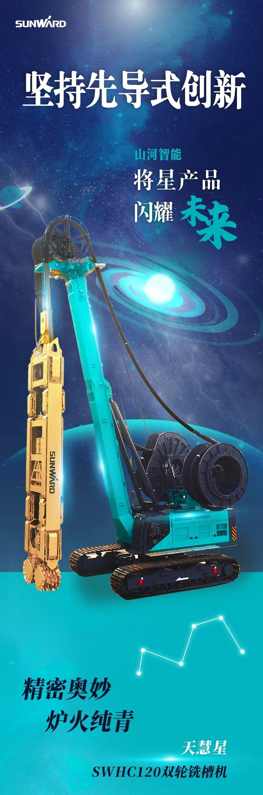 一图读懂 | 3868la银河总站智能地下工程设备四大“将星”产品庆幸来袭