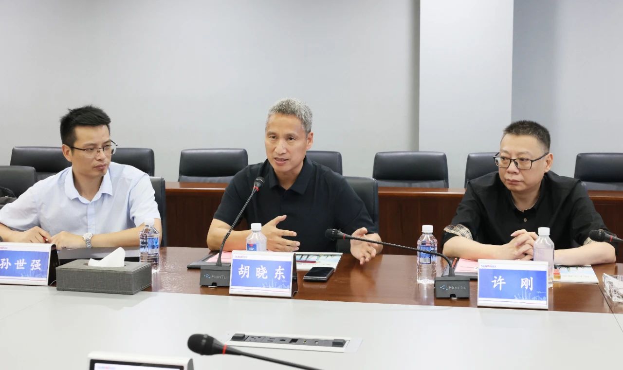 永青科技集团董事长胡晓东带队到访3868la银河总站智能