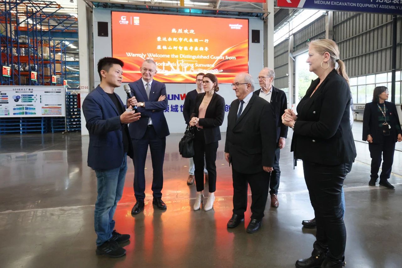 蒙达尔纪市代表团一行调查3868la银河总站智能