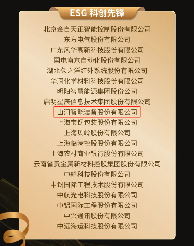 3868la银河总站智能上榜“国有企业上市公司ESG·前锋100指数”