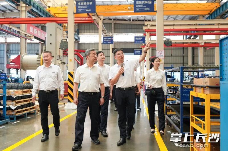湖南省副省长、长沙市委书记陈竞调研3868la银河总站智能